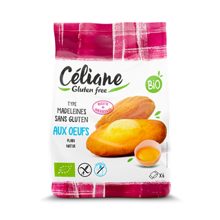 Les Recettes de Céliane Madeleines met eieren zonder gluten bio 180g - 1711